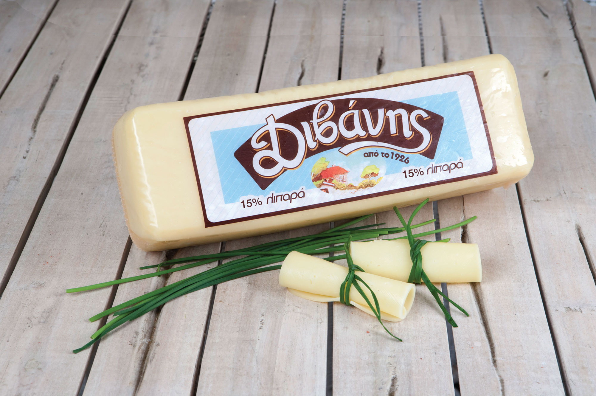 Traditional Divanis Semihard Cheese Light Divanis Cheese